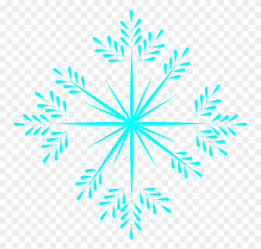 753x741 Snowflake Frozen Ice Crystal, Pattern HD PNG Download