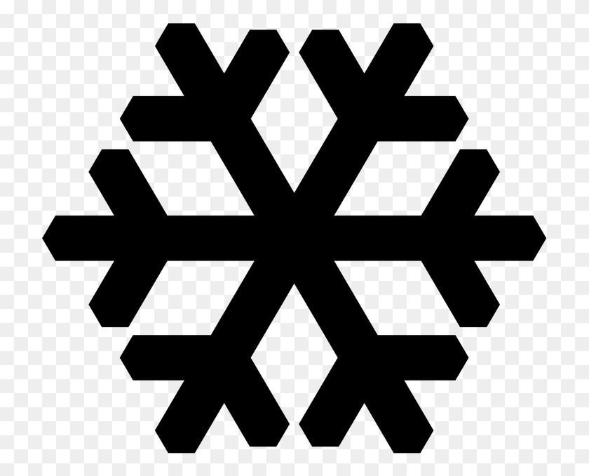 721x618 Snowflake Snow Cold Winter Frost Ice Crystal Snow Vector Black And White, Gray, World Of Warcraft HD PNG Download