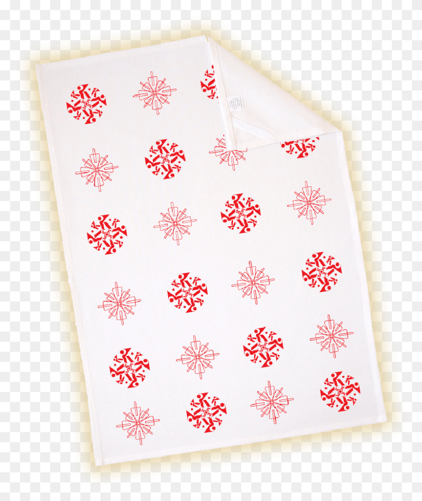 798x959 Snowflake Tea Towel Motif, Rug, File Binder, File Folder HD PNG Download