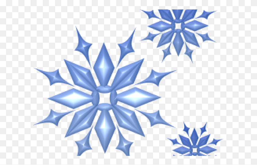 626x481 Snowflakes Clipart December Snowflake Clip Art, Pattern, Ornament, Fractal HD PNG Download