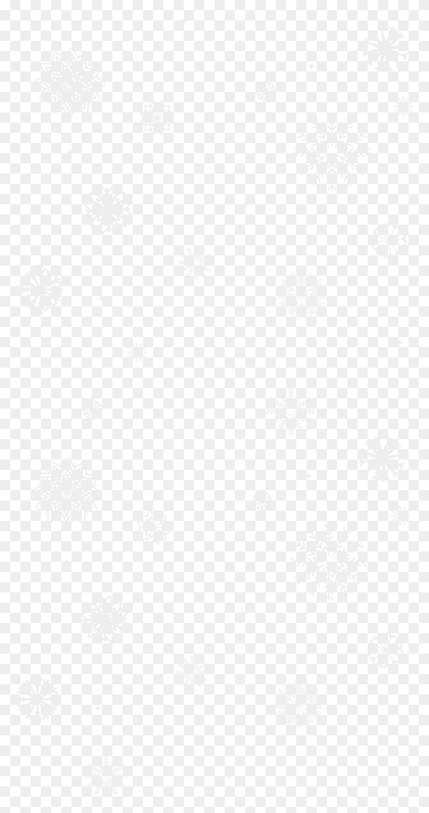 1135x2230 Snowflakes Monochrome, Floral Design, Pattern, Graphics HD PNG Download
