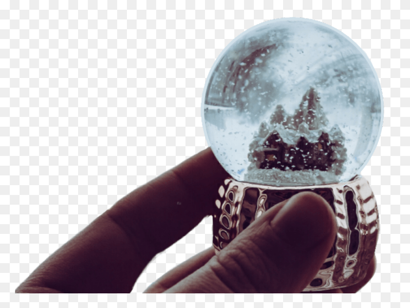 984x722 Snowglobe Hand Snow Globe Photography, Crystal, Person, Human HD PNG Download