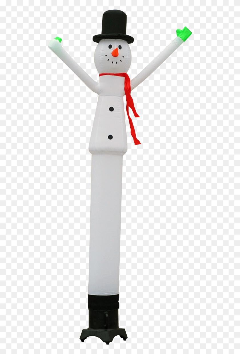 510x1177 Snowman Air Dancers Inflatable Tube Man Snowman Inflatable, Outdoors, Nature, Tie HD PNG Download