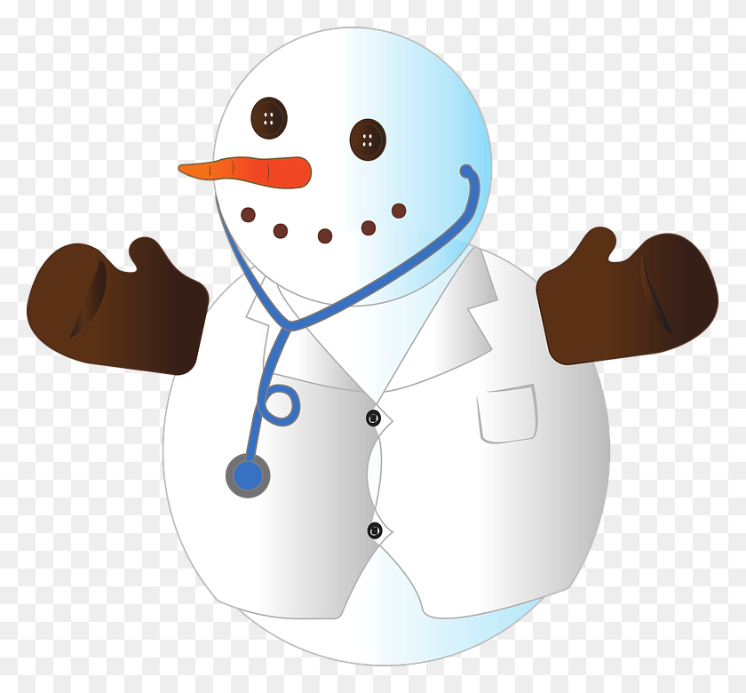 779x720 Снеговик Рождественский Доктор Векторная Графика, Природа, На Открытом Воздухе, Зима Hd Png Скачать