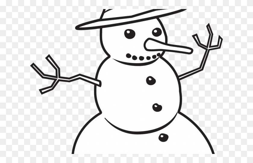 640x480 Snowman Clipart Face Snowman, Nature, Outdoors, Snow HD PNG Download