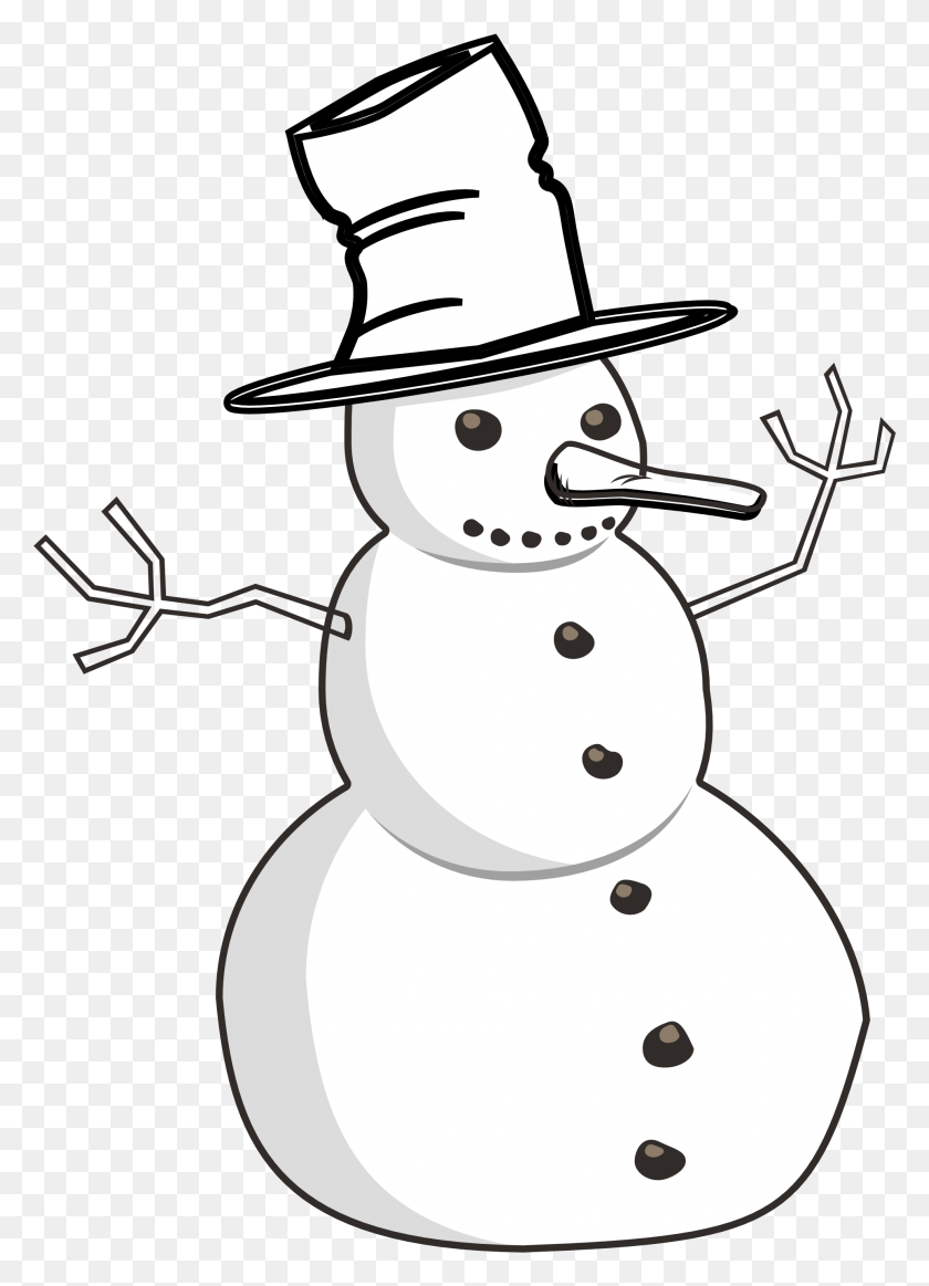 1930x2731 Snowman Clipart Head Con Carteles, Nature, Outdoors, Winter HD PNG Download