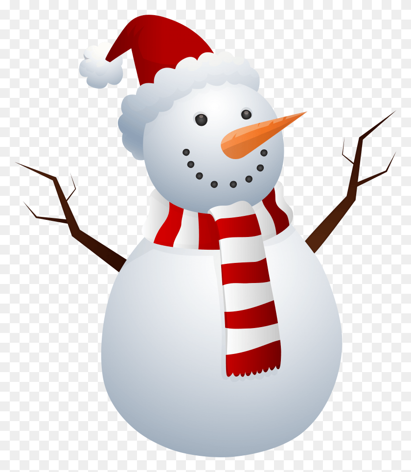 6788x7875 Snowman Clipart Santa, Nature, Outdoors, Winter HD PNG Download