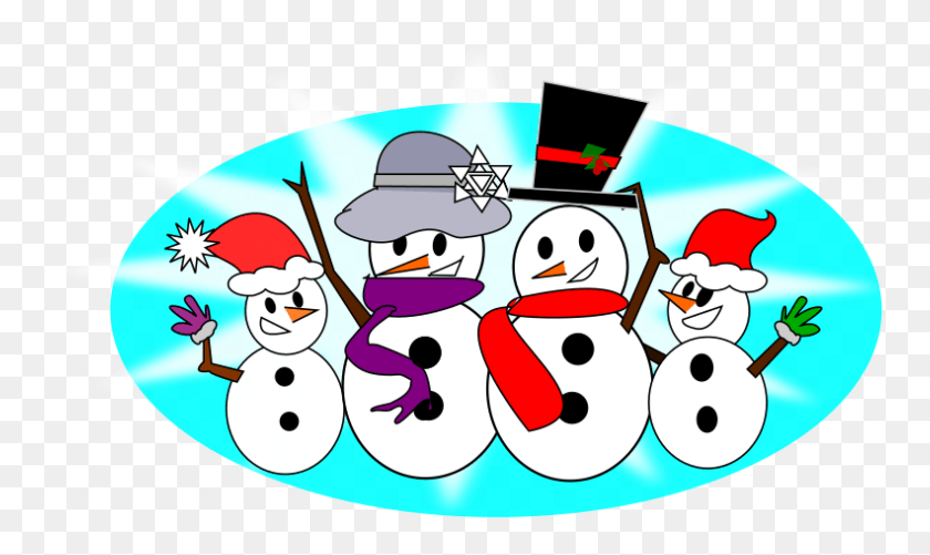 791x448 Snowman Clipart Snowman Family Svg, Nature, Outdoors, Snow HD PNG Download