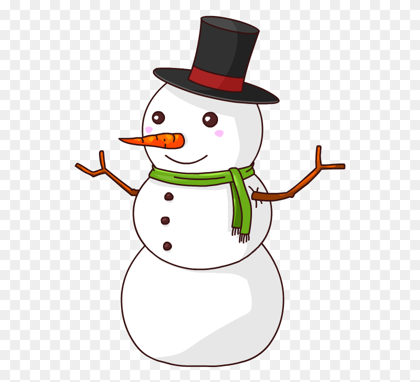 543x704 Snowman Free Image Clip Art On Clipart Transparent Cartoon Snowman Clipart, Nature, Outdoors, Winter HD PNG Download
