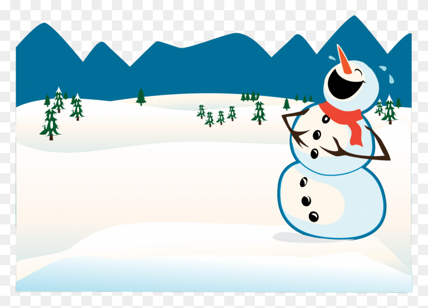 1200x837 Snowman Laughing Laughing Snowman, Nature, Outdoors, Snow HD PNG Download