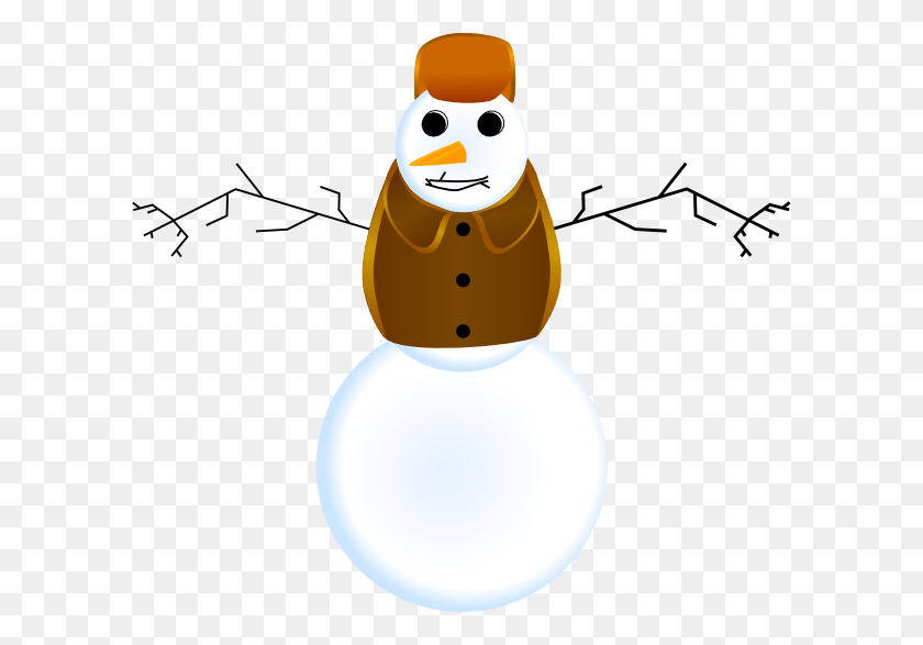 600x527 Snowman With Clothes Svg Clip Arts 600 X 527 Px, Plant, Nut, Vegetable HD PNG Download
