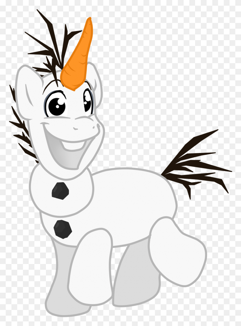 980x1352 Snowpony Olaf Mlp By Namygaga My Little Pony Olaf, Animal, Mammal HD PNG Download