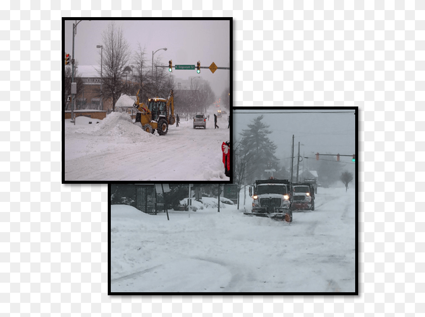 603x568 Snowstorm Response Snow, Traffic Light, Light, Nature Descargar Hd Png
