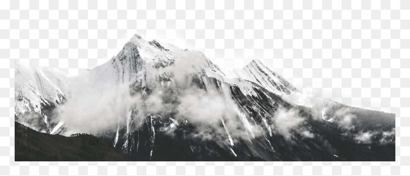 1920x741 Снежные Горы Гора, На Открытом Воздухе, Природа, Горный Хребет Hd Png Скачать
