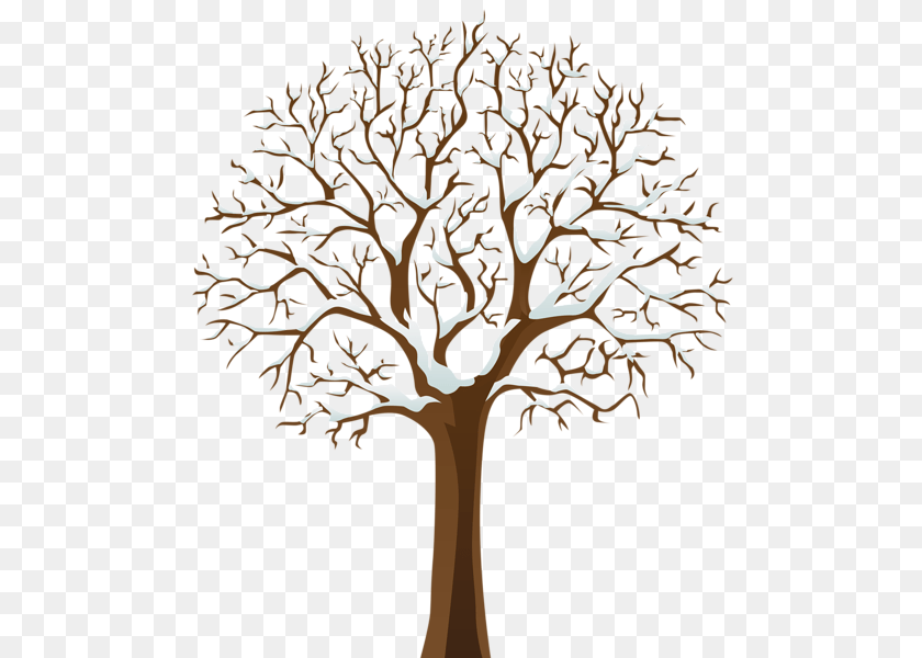 Snowy Winter Tree Image Clipart Winter Stuff, Plant, Wood, Tree Trunk, Art Transparent PNG