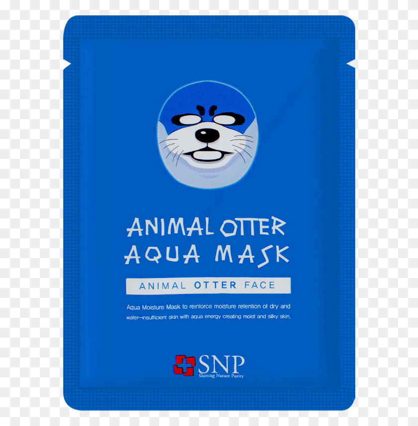 589x798 Snp Animal Aqua Otter Mask Graphic Design, Advertisement, Poster, Flyer HD PNG Download