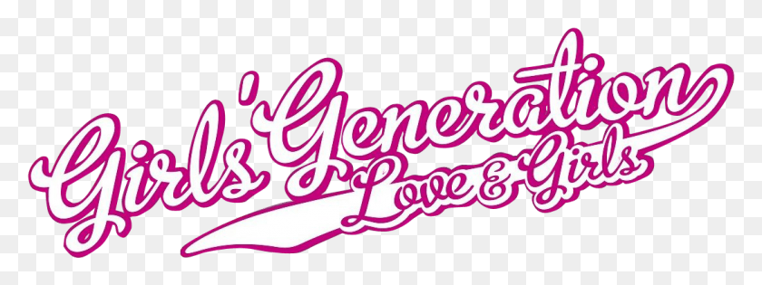 1095x359 Snsd Render Love N Girls Logo By Pikudesign On Girls Generation, Text, Label, Word HD PNG Download