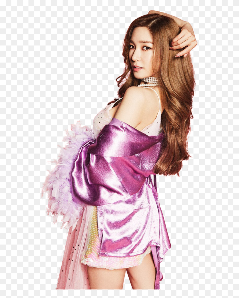 558x988 Snsd Tiffany Allnight Kpop Girls 'Generation, Одежда, Одежда, Вечернее Платье Hd Png Скачать