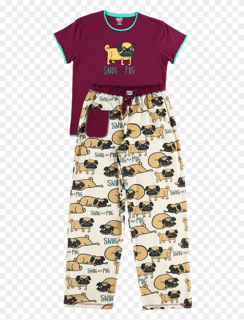 486x1042 Snug As A Pug Pug Pants, Clothing, Apparel, Shorts HD PNG Download