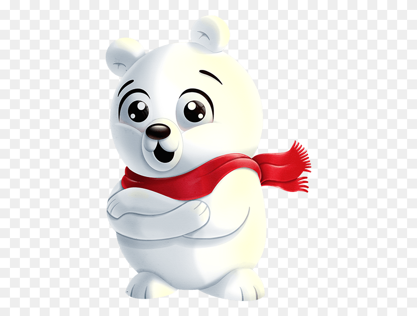 415x577 Snuggle N Hug Polarbear Illo 650 Cartoon, Snowman, Winter, Snow HD PNG Download