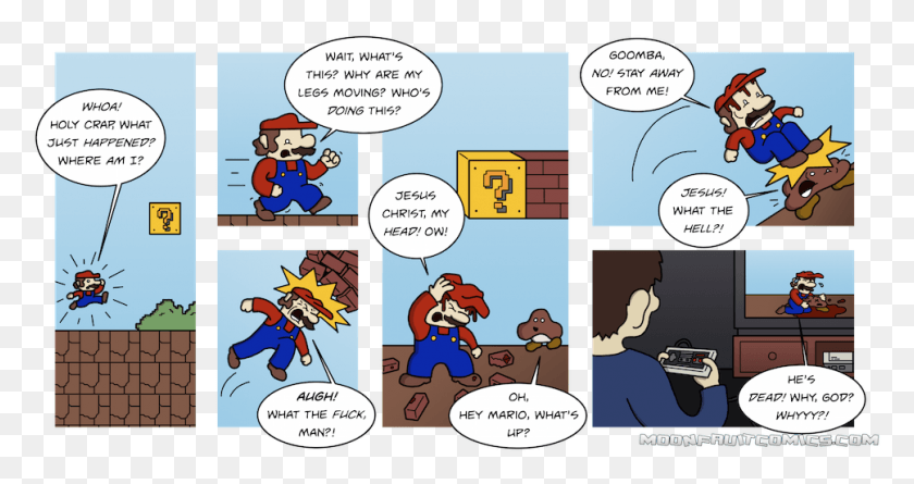 968x479 So Are All Goombas Named Goomba Or Was Mario Being Comics, Book, Manga HD PNG Download