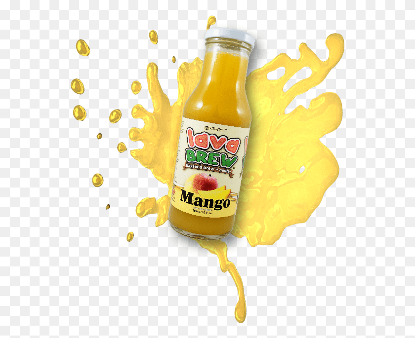 556x625 So Deliciously Rich In Flavor Lava Brew Mango Might, Juice, Beverage, Drink HD PNG Download