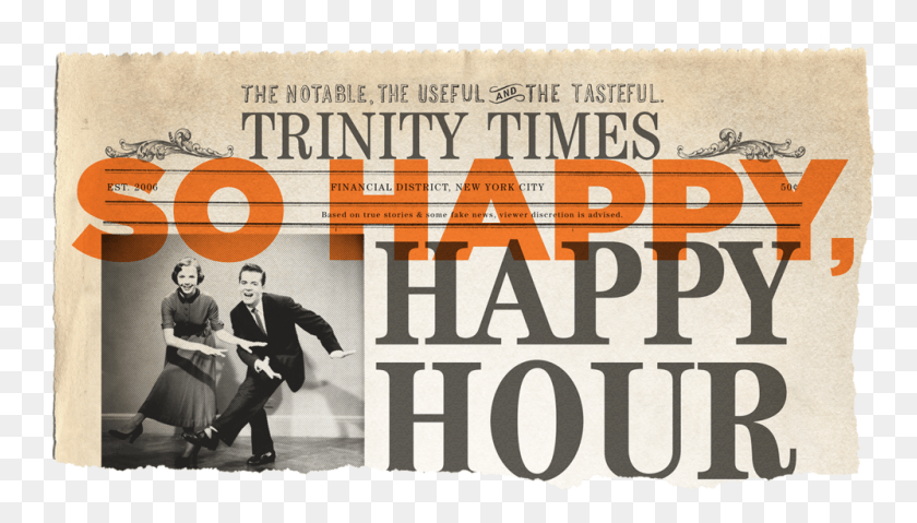 998x537 So Happy Happy Hour Poster, Person, Human, Text HD PNG Download