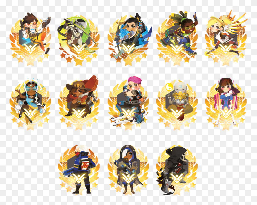 1126x880 So My Overwatch Charms Are Finished And Soon To Be Illustration, Lighting, Graphics HD PNG Download