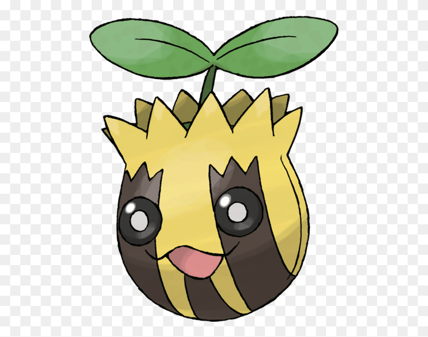 491x601 So Sunkern Is Supposed To Be A Seed That39s Juuuust Pokemon Sunkern, Plant, Face, Graphics HD PNG Download