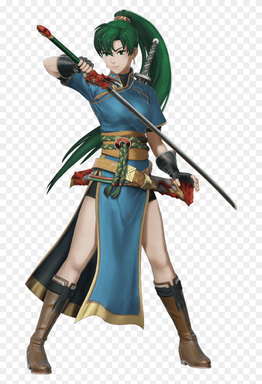 680x1171 So This Is What They Mean Censor From The Source Fire Emblem Warriors Lyn, Person, Human, Costume HD PNG Download