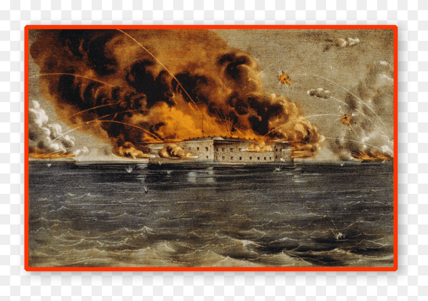 1280x871 So You Can Imagine That The Confederate Flag Carries April 12 1861 Fort Sumter, Cruiser, Navy HD PNG Download