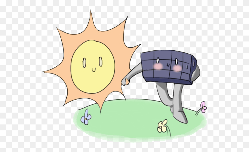 559x453 Soaking Up The Sun Inside The Solar Chautauqua Campaign Cartoon, Tabletop, Furniture, Sunglasses HD PNG Download