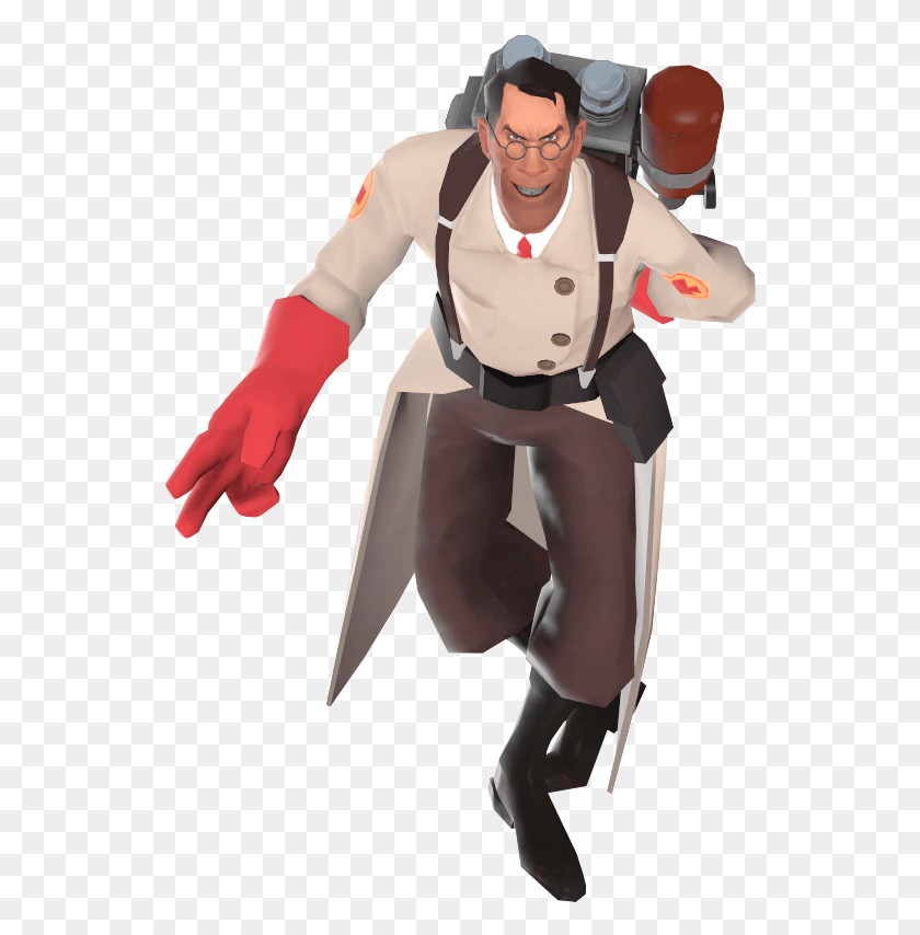 540x794 Sobasically Medic Tf2 Medic Transparent, Person, Human, Performer HD PNG Download