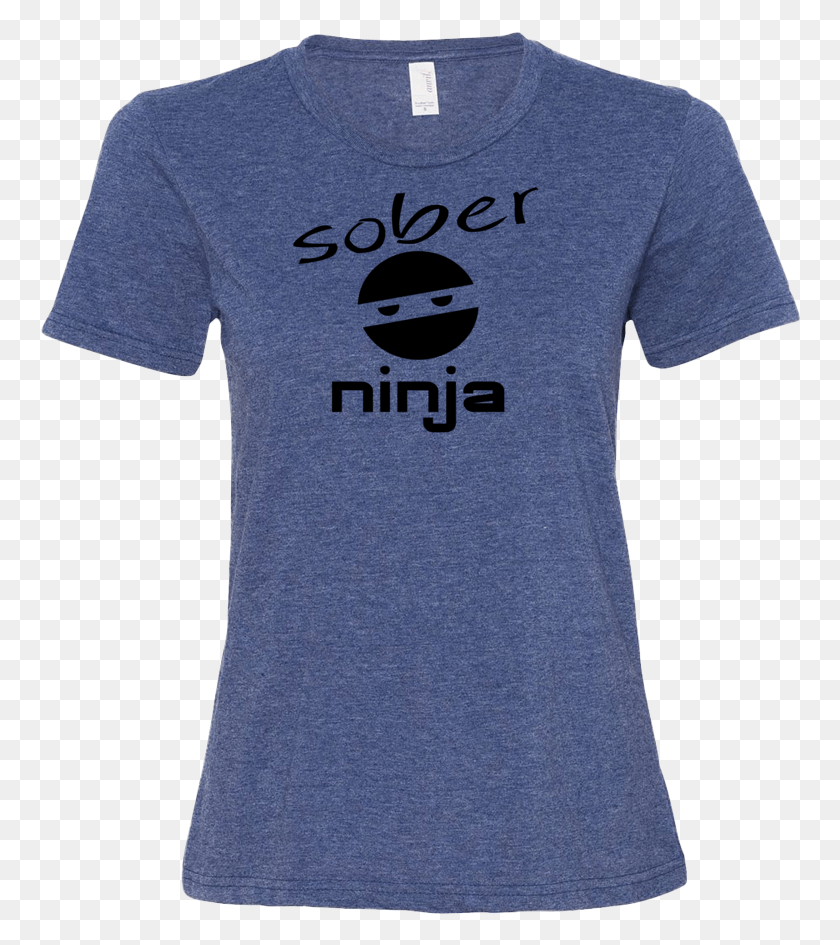 762x885 Sober Ninja Ladies39 Anvil T Shirt T Shirt, Clothing, Apparel, T-shirt HD PNG Download
