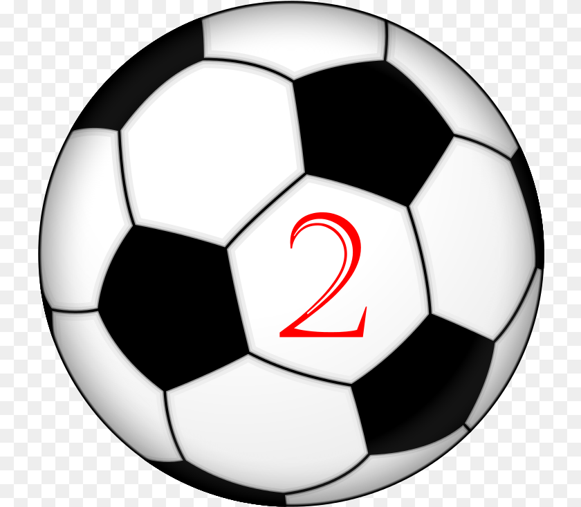 733x733 Soccer Ball Number, Football, Soccer Ball, Sport Sticker PNG