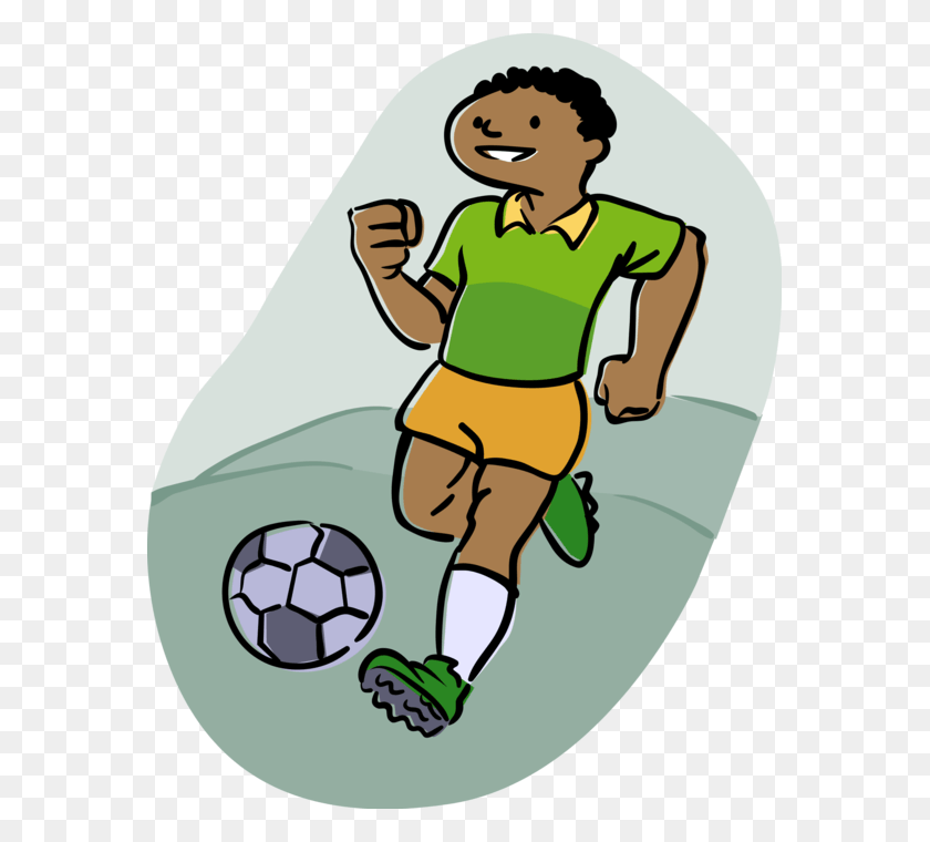 573x700 Soccer Ball Vector Entraineur Soccer, Person, Human, People HD PNG Download