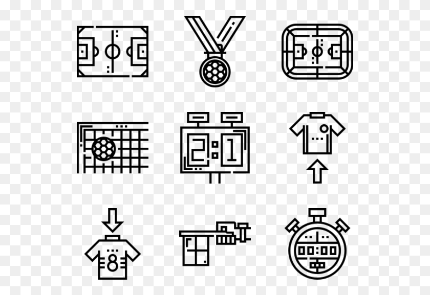 541x517 Soccer Manufacturing Icons, Gray, World Of Warcraft HD PNG Download