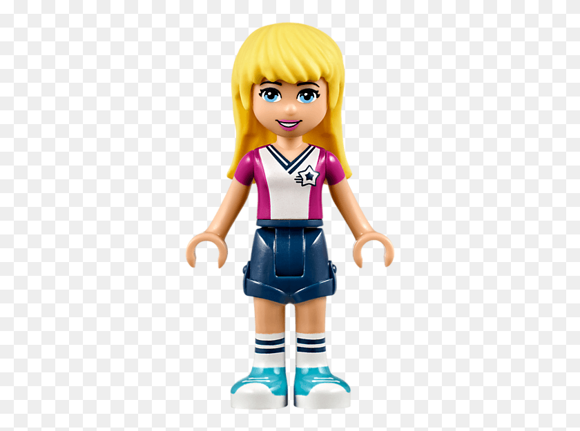 305x565 Soccer Practice Stephanie In Lego Friends 2018, Doll, Toy, Person HD PNG Download