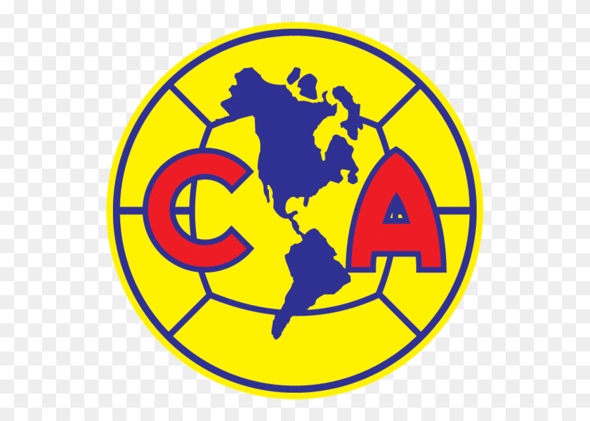 539x539 Soccer Team Club America Club America .png, Symbol, Logo, Trademark HD PNG Download