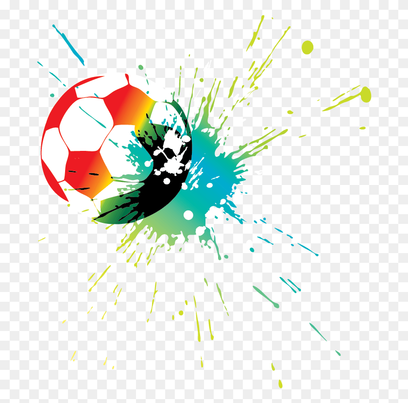 690x768 Soccer Vector Free Football, Nature, Outdoors, Soccer Ball HD PNG Download