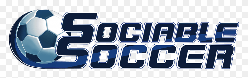 1800x473 Sociable Soccer Logo, Soccer Ball, Ball, Football HD PNG Download