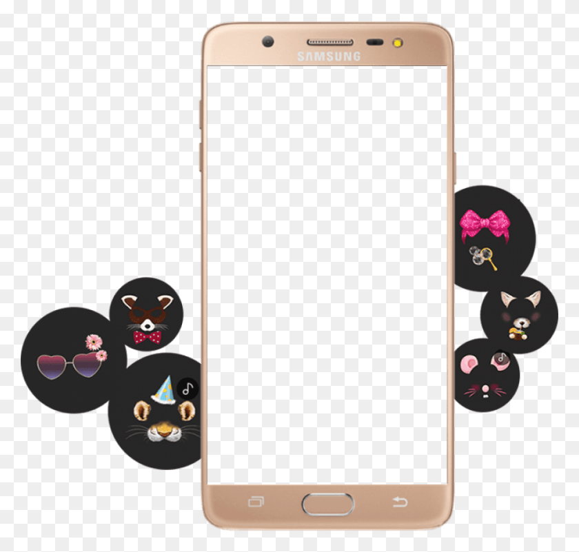 850x808 Social Fun With Latest J7 Max Social Camera Samsung Mobile Frame Transparent, Mobile Phone, Phone, Electronics HD PNG Download