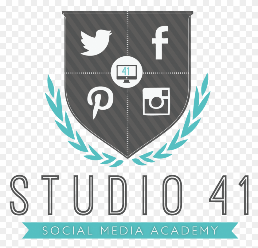943x901 La Academia De Medios Sociales Logotipo De Facebook Twitter Instagram Iconos De Snapchat, Armadura, Escudo, Pájaro Hd Png