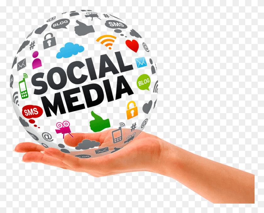 907x719 Social Media Globe Media Social Marketing, Sphere, Person, Human HD PNG Download