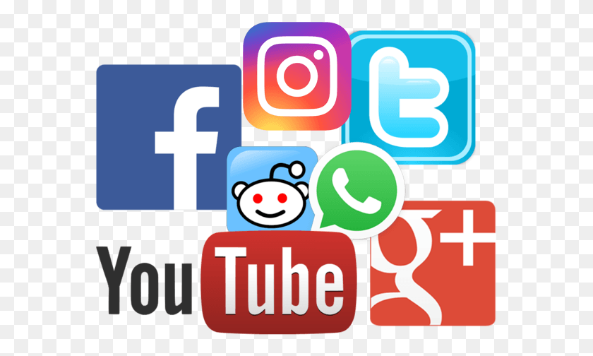 569x444 Social Media Icon Social Media Before And After, Text, Graphics HD PNG Download
