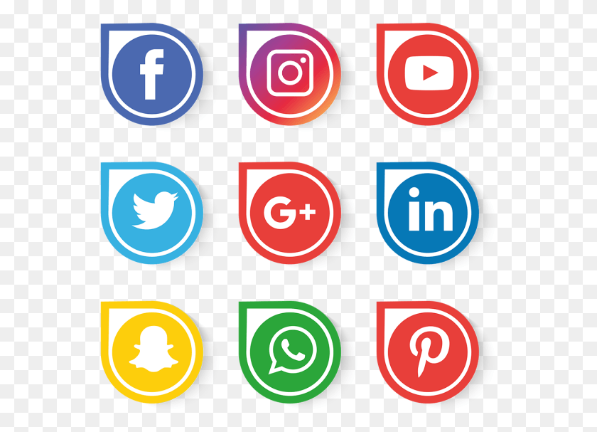559x547 Social Media Icon Transparent, Text, Label, Number HD PNG Download
