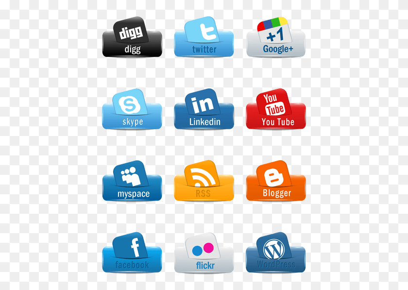 425x537 Social Media Icons 1 Icon Pack By Mike Koenig Social Media Icons Fishing, Electronics, Text, Security HD PNG Download