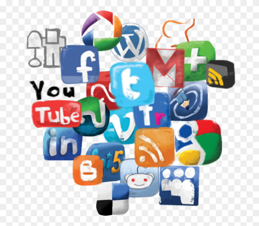 700x672 Логотипы Социальных Сетей Png Скачать
