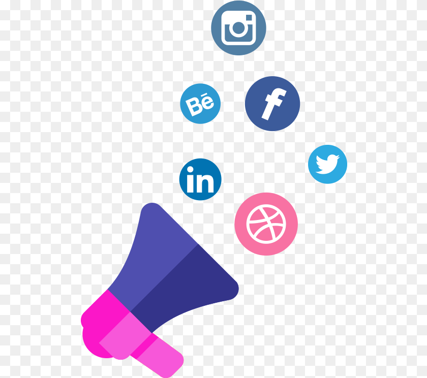 525x744 Social Media Marketing Illustration Dribbble, Purple, First Aid, Electronics Clipart PNG