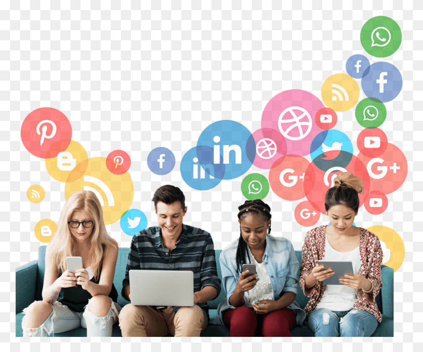 1356x1112 Social Media People Social Media Marketing, Person, Sitting, Crowd HD PNG Download